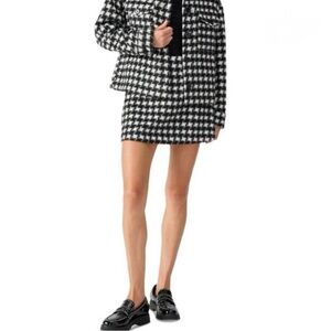 Sanctuary, NWT from Anthropologie- Black and White Houndstooth Jacket